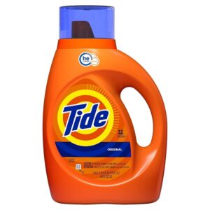 Tide Liquid Laundry Detergent, Original, 32 loads, 46 fl oz, HE Compatible - Image 1