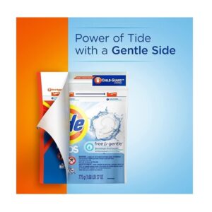 Tide PODS-free and Gentle HE Turbo Laundry Detergent Pacs 81-load Tub - Image 5