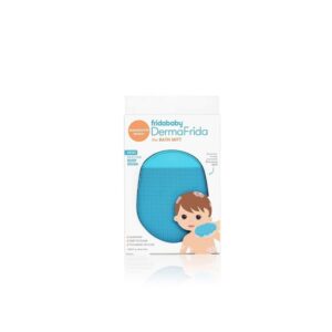 Toddler Silicone Body Bath Brush by Fridababy | DermaFrida The Bath Mitt | Quick-Dry, Bacteria-Resistant Replacement to Kids Washcloth | Exfoliating Mitt Fits Both Parent or Child - Image 8