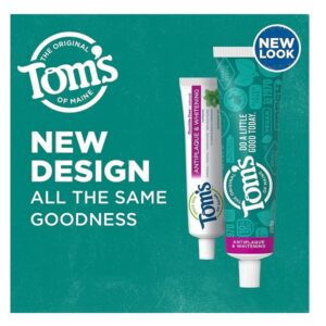 TomS Of Maine Antiplaque Plus Whitening Gel, Spearmint, 4.7 Ounce, 2 Count - Image 2