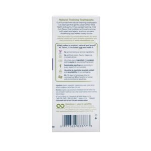 Tom's of Maine Natural Fluoride Free Children's Training Toothpaste, Mild Fruit Flavor, 1.75 Ounce - Image 2