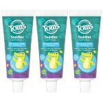 Tom's of Maine Toddlers Fluoride-Free Natural Toothpaste in Gel, Mild Fruit, 1.75 Ounce, 3 Count - Image 5