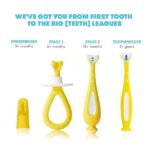 Training Toothbrush for Babies with Soft Silicone Bristles by Frida Baby - Image 4