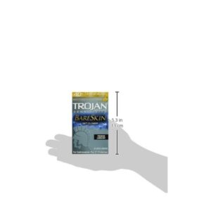 Trojan Bareskin Lubricated Condoms 10pc - Image 3