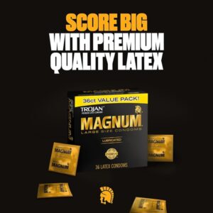 Trojan Condom Magnum Lubricated, 36 Count - Image 4