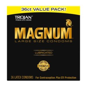Trojan Condom Magnum Lubricated, 36 Count - Image 9