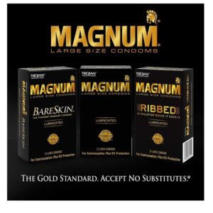 Trojan Condom Magnum Thin Lubricated, 12 Count - Image 5
