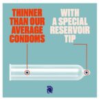 Trojan Condom Sensitivity Ultra Thin Lubricated, 36 Count - Image 2