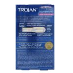 Trojan Double Ecstasy Lubricated Condoms - 10 Count - Image 3