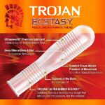 Trojan Double Ecstasy Lubricated Condoms - 10 Count - Image 4