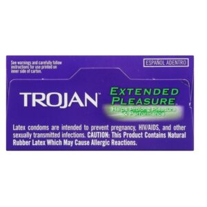 Trojan Extended Climax Control Lubricated Condoms, 12 Count - Image 6