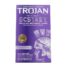 Trojan Her Pleasure condoms 10 count front view of box for premium textured protection