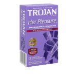 Trojan Her Pleasure Sensations Spermicidal Condoms, 12 Count - Image 8