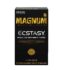 Trojan Magnum Ecstasy Lubricant Condoms Ultrasmooth 10 count box front view for large size protection