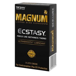 Trojan Magnum Ecstasy Ultrasmooth Lubricant,10-count - Image 8