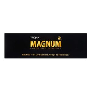 Trojan Magnum Lubricated Condoms, Large, 12-Count - Image 9