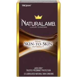 Trojan Naturalamb Lubricated Condoms, 10ct (packaging may vary) - Image 1