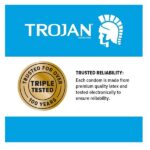 Trojan Sensitivity Bareskin Lubricated Latex Condoms - 10-Count - Image 2
