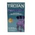 Trojan Sensitivity Thintensity 12 count box front view for premium ultra thin protection