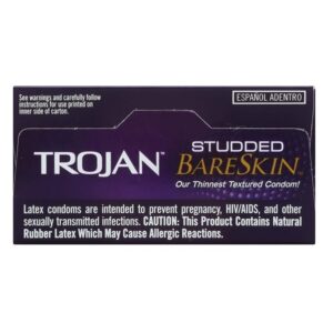 Trojan Studded Bareskin 10 Pack Condoms - Image 7