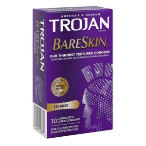Trojan Studded Bareskin 10 Pack Condoms - Image 8