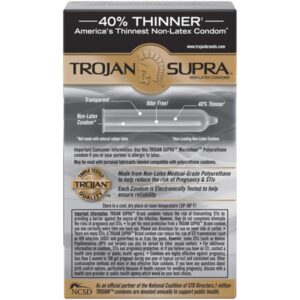 Trojan Supra Lubricated 6 Count - Image 2