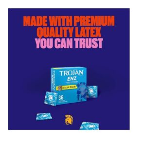 Trojan-enz Condom ENZ Lubricated, 36 Count - Image 4