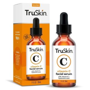TruSkin Vitamin C Serum – Anti Aging Facial Serum with Vitamin C, Hyaluronic Acid, Vitamin E & More – Brightening Serum for Dark Spots, Even Skin Tone, Eye Area, Fine Lines & Wrinkles, 1 Fl Oz - Image 1