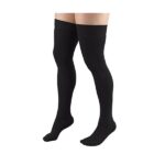 Truform 8848, Compression Stockings, Thigh High, Closed toe, Silicone Dot Top, 30-40 mmHg, Black, Large - Image 7