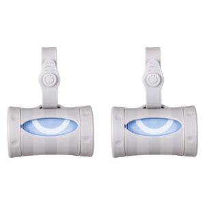 Ubbi On The Go Gray Bag Dispenser Baby Gifts, Lavender Scented, Set of 2 - Image 1