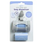 Ubbi On The Go Gray Bag Dispenser Baby Gifts, Lavender Scented, Set of 2 - Image 3