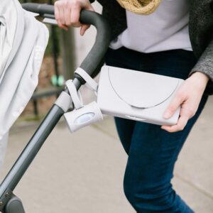 Ubbi On The Go Gray Bag Dispenser and Waste Disposal Bags Refill, Lavender Scented, Baby Gift Set - Image 6