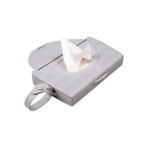 Ubbi On The Go Gray Wipe Holder Baby Gifts, Set of 2 - Image 2