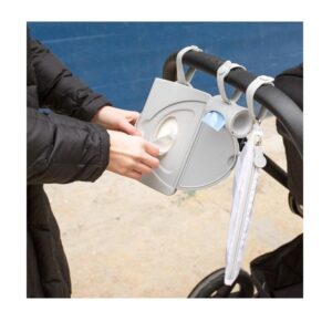 Ubbi On The Go Gray Wipe Holder Baby Gifts, Set of 2 - Image 4