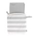 Ubbi Portable Changing Mat with Gray and White Storage Bag, Gray