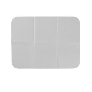 Ubbi Portable Changing Mat with Gray and White Storage Bag, Gray - Image 4