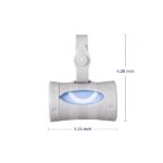 Ubbi Retractable On the Go Bag Dispenser for Travel, Diaper Bag Accessory Must Have for Newborn, Helpful Item, Baby Gift, Lavender Scented, Gray - Image 2