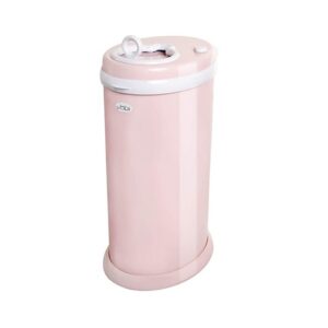 Ubbi Steel Odor Locking, No Special Bag Required, Money Saving, Modern Design, Registry Must-Have Diaper Pail, Blush Pink - Image 1