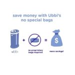 Ubbi Steel Odor Locking, No Special Bag Required, Money Saving, Modern Design, Registry Must-Have Diaper Pail, Blush Pink - Image 4