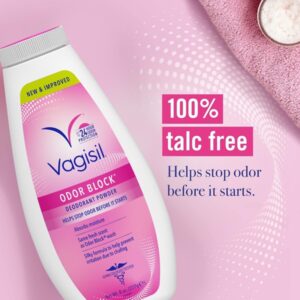 Vagisil Odor Block Deodorant Powder, Talc-Free, 8 Ounce - Image 3
