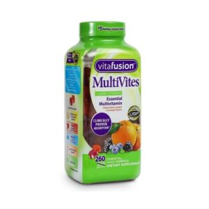 Vitafusion MultiVites Essential Multivitamin Natural Berry, Peach and Orange Flavor 260 ct. - Image 1