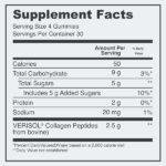 Vital Proteins Collagen Gummies, 2.5g of Clinically-Tested Collagen for Hair, Skin, Nails & Wrinkles, 120 ct, 30-Day Supply, Grape Flavor - Image 3