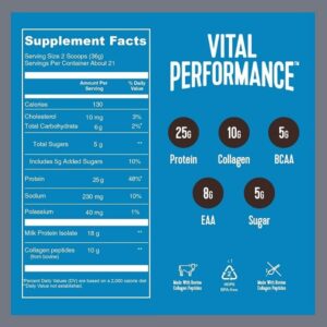 Vital Proteins Vital Performance Protein Chocolate 1.72 lb (782 g) - Image 2
