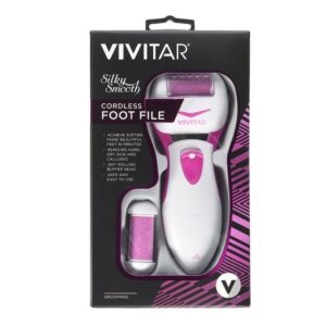 Vivitar PG-V011 Cordless Foot File, White - Image 2