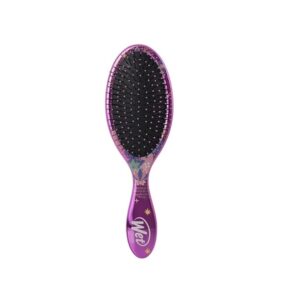 Wet Brush Disney Original Detangler Brush Princess Wholehearted - Jasmine, Dark Purple - All Hair Types - Ultra-Soft IntelliFlex Bristles Glide Through Tangles with Ease - Image 1