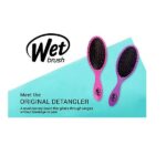 Wet Brush Disney Original Detangler Brush Princess Wholehearted - Jasmine, Dark Purple - All Hair Types - Ultra-Soft IntelliFlex Bristles Glide Through Tangles with Ease - Image 5