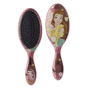 Wet Brush Princess Wholehearted Original Detangler Brush - Disney's Collection Belle, Light Pink - All Hair Types - Ultra-Soft IntelliFlex Bristles Glide Through Tangles with Ease - Protects Against - Image 1