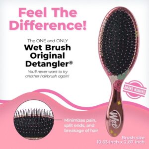 Wet Brush Princess Wholehearted Original Detangler Brush - Disney's Collection Belle, Light Pink - All Hair Types - Ultra-Soft IntelliFlex Bristles Glide Through Tangles with Ease - Protects Against - Image 2