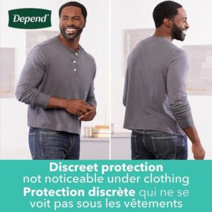 Xl, 15: Depend Fit-Flex Incontinence Underwear For Men, Maximum Absorbency, Xl, Gray, 15 Count (Packaging May Vary) - Image 7