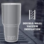 YETI Rambler 30 oz Stainless Steel Vacuum Insulated Tumbler w/ MagSlider Lid, Black - Image 3